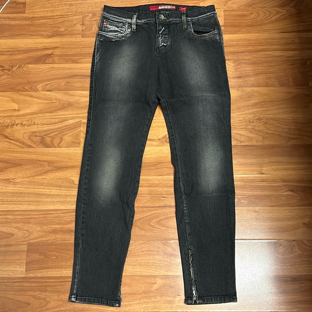 Vintage and Rare Miss Sixty Zip Ankle Jeans